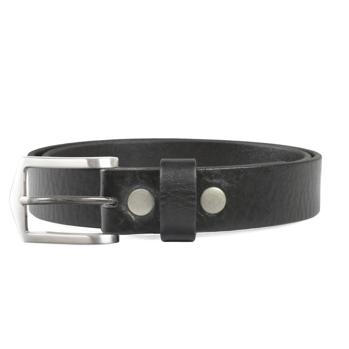 Heritage One 1 1/8″ — Angled Metal — Black