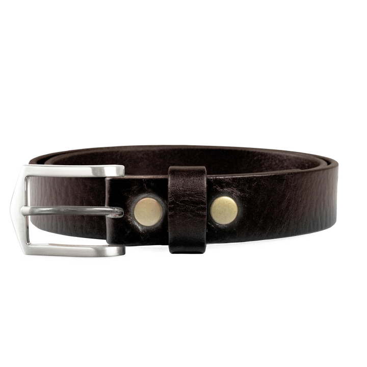 Heritage One 1 1/8″ — Angled Metal — Brown